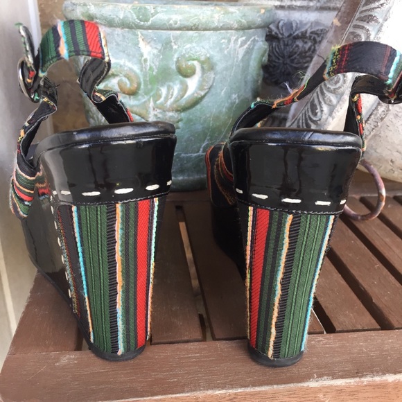 Carlos byCarlos Santana Festival Wedge Shoes Size8 - Picture 2 of 5